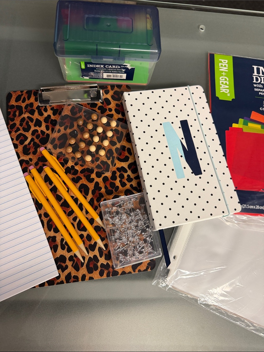kate spade White Polka Dot Notebook & office bundle. See description